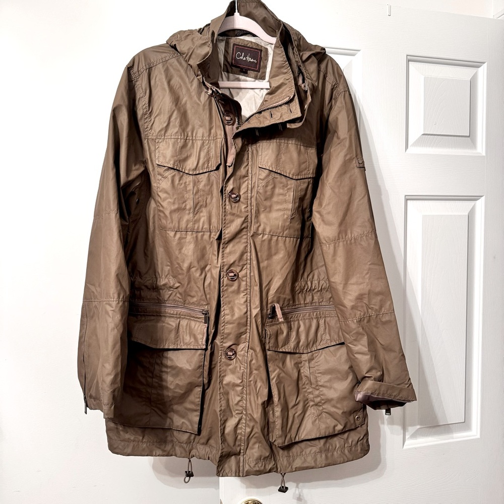 Cole Haan Brown Hooded Jacket
